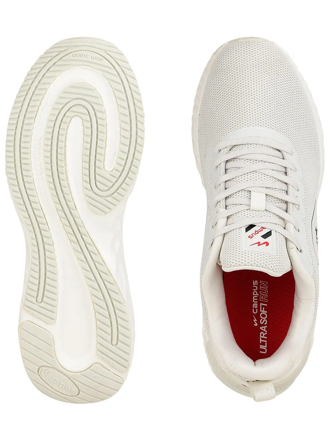 RUN White Men's Running Shoes sold by Campus Shoes product image thumbnail 4