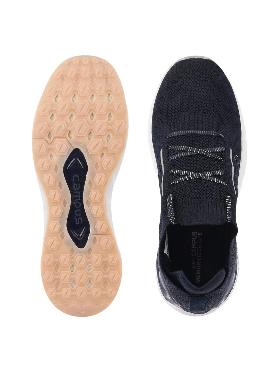 STREET-RUN Navy Men's Running Shoes sold by Campus Shoes product image thumbnail 4