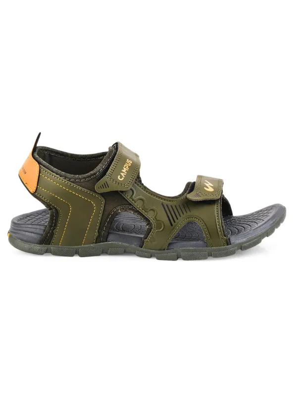 GC-22116 Olive Men's Sandals sold by Campus Shoes