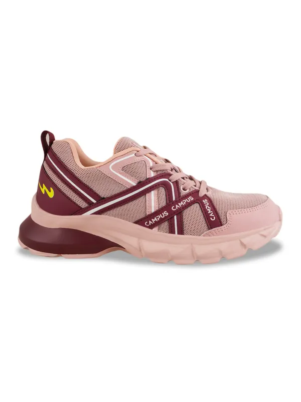 ELANA Peach Women's Sneakers sold by Campus Shoes