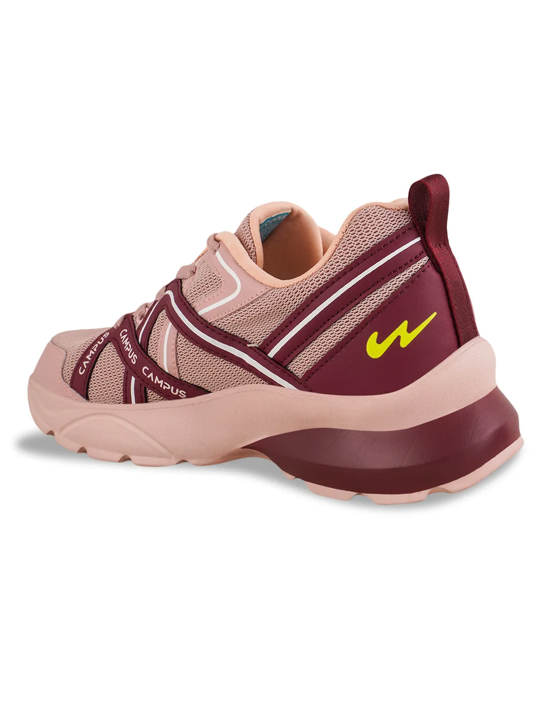 ELANA Peach Women's Sneakers sold by Campus Shoes product image thumbnail 3