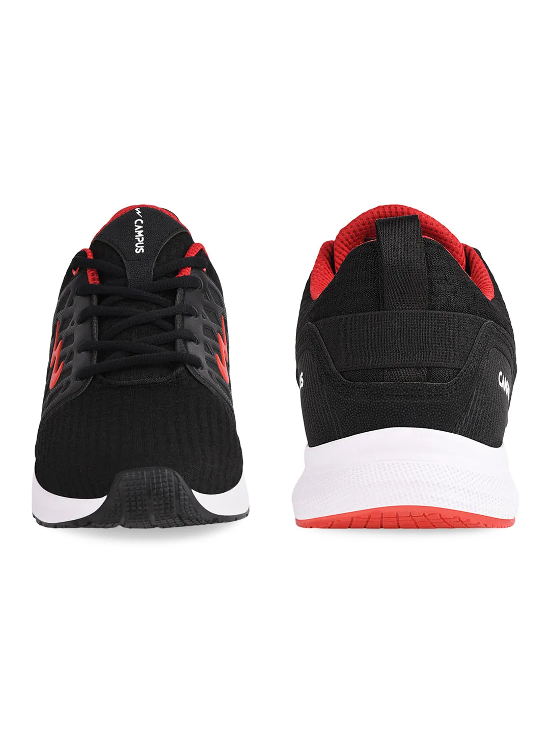 RODEO Pro Black Men's Running Shoes sold by Campus Shoes product image thumbnail 5