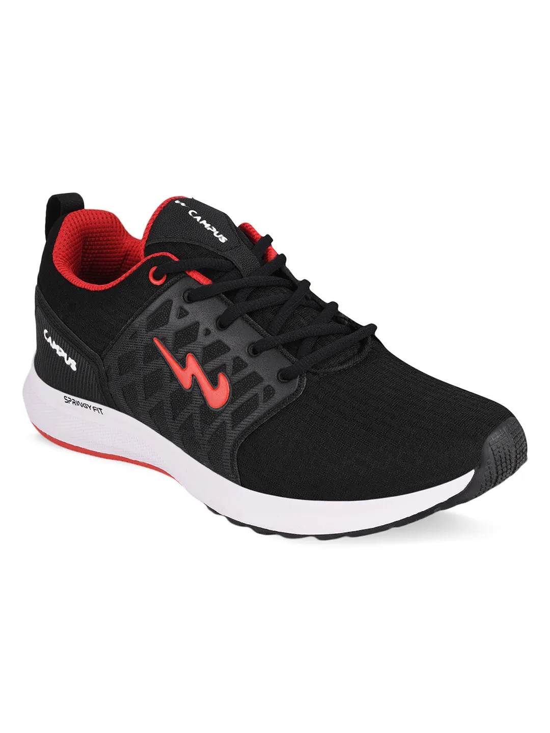 RODEO Pro Black Men's Running Shoes sold by Campus Shoes product image thumbnail 2