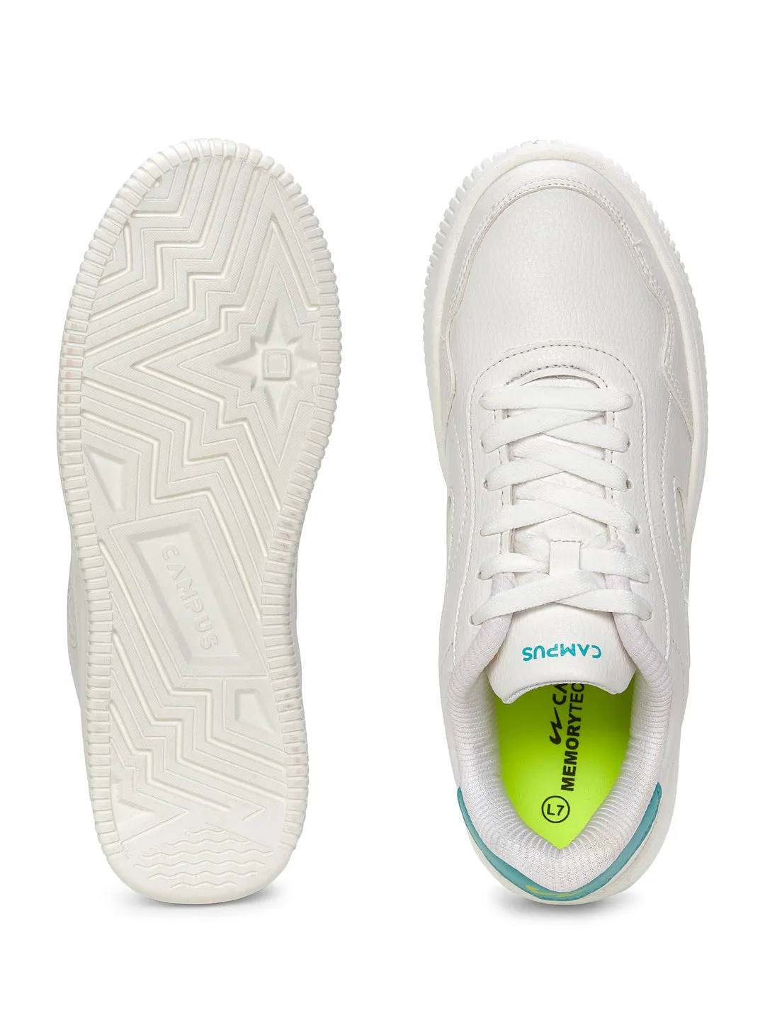 OGL-09 White Women's Sneakers sold by Campus Shoes product image thumbnail 4