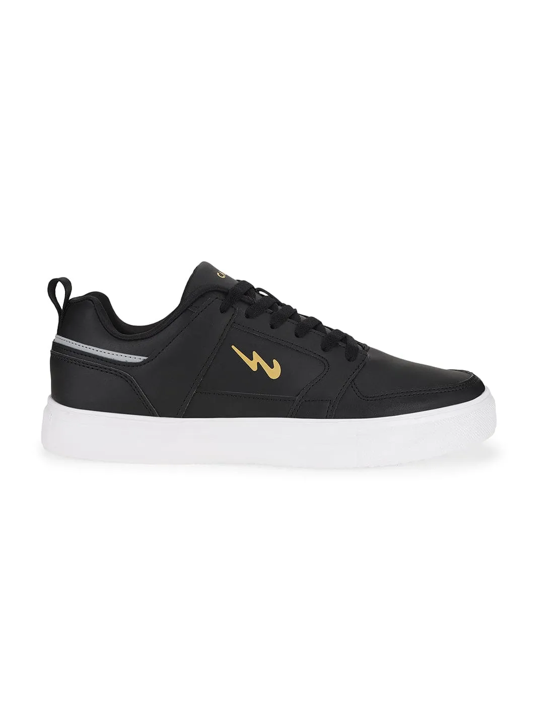 CHOCK Black Men's Sneakers sold by Campus Shoes