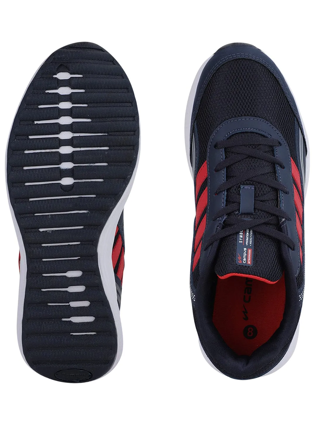 ROUTINE Blue Men's Running Shoes sold by Campus Shoes product image thumbnail 4