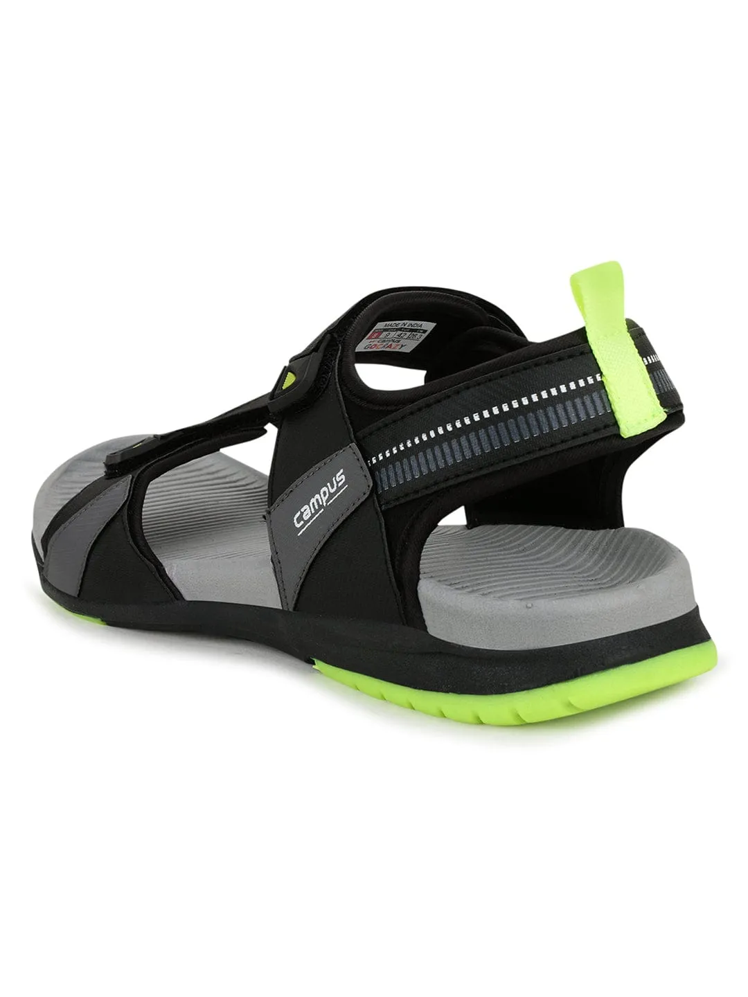 GC-05 Black Men's Sports Sandals sold by Campus Shoes product image thumbnail 3