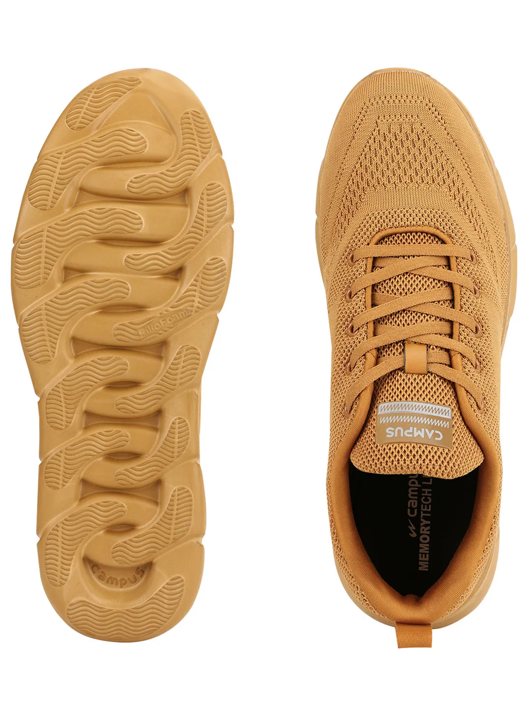 VIBGYOR Tan Men's Sneakers sold by Campus Shoes product image thumbnail 4