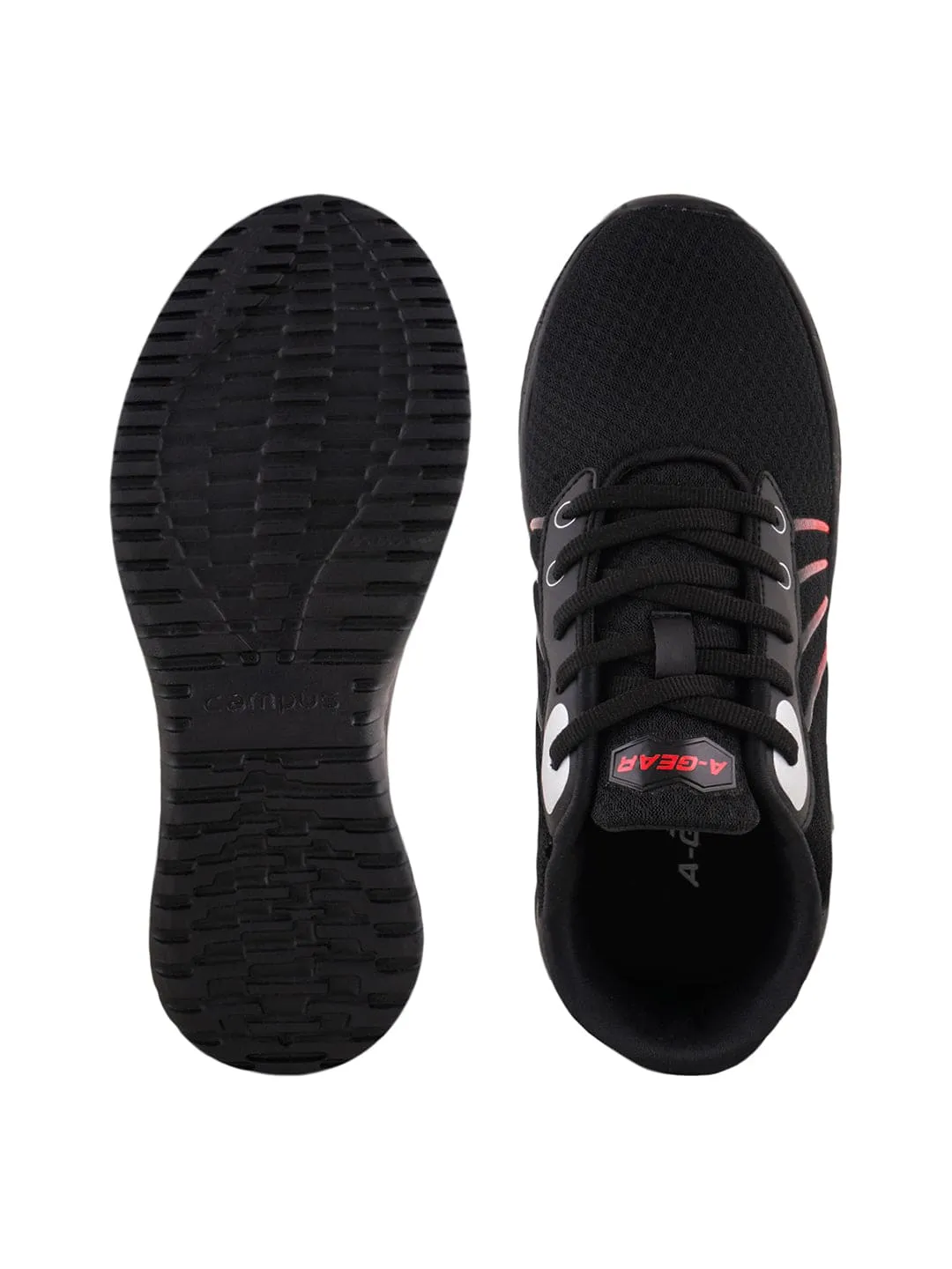 AGR-008 Black Men's Sports Shoes sold by Campus Shoes product image thumbnail 4