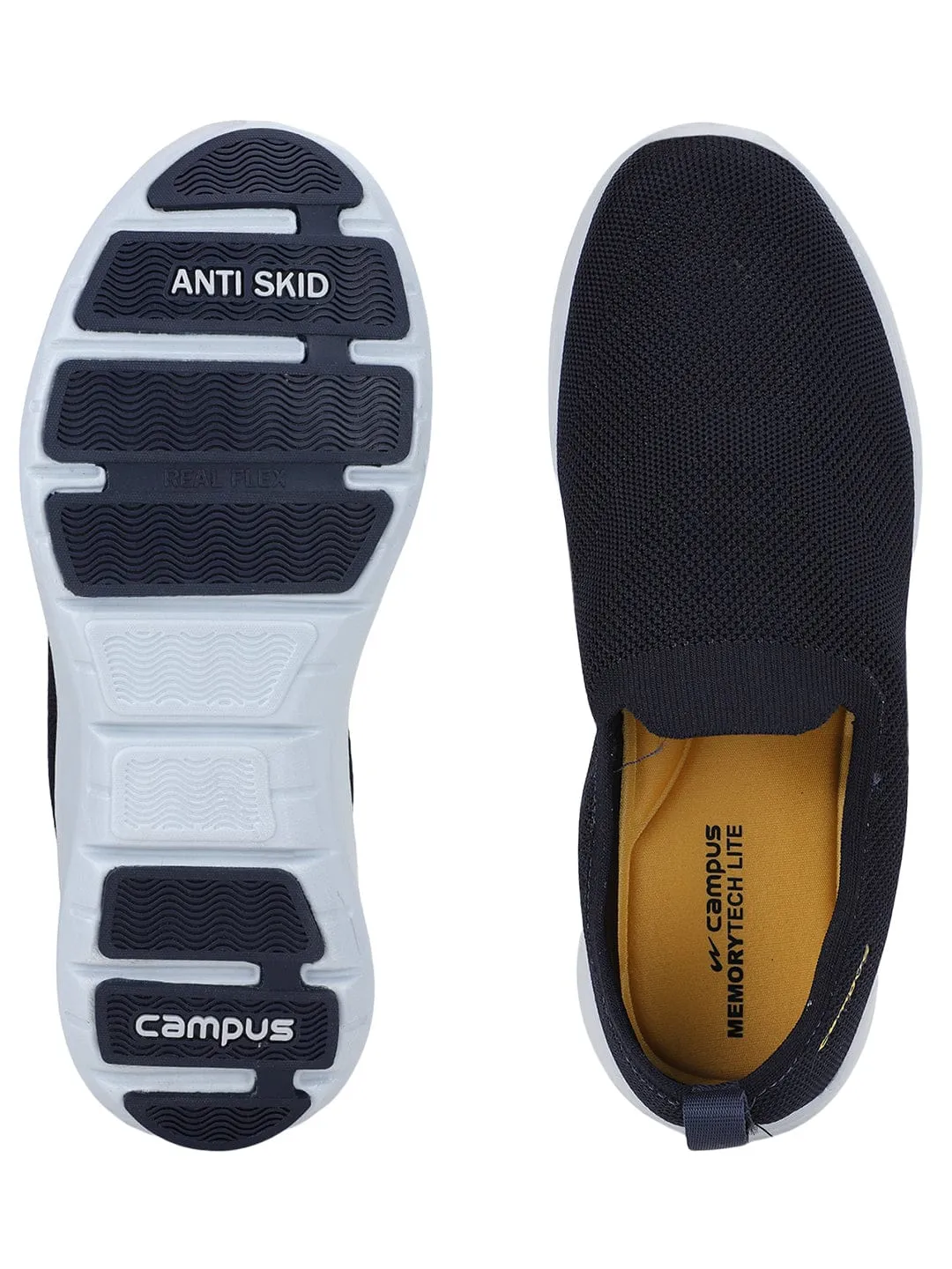 ALLEN Blue Men's Walking Shoes sold by Campus Shoes product image thumbnail 4