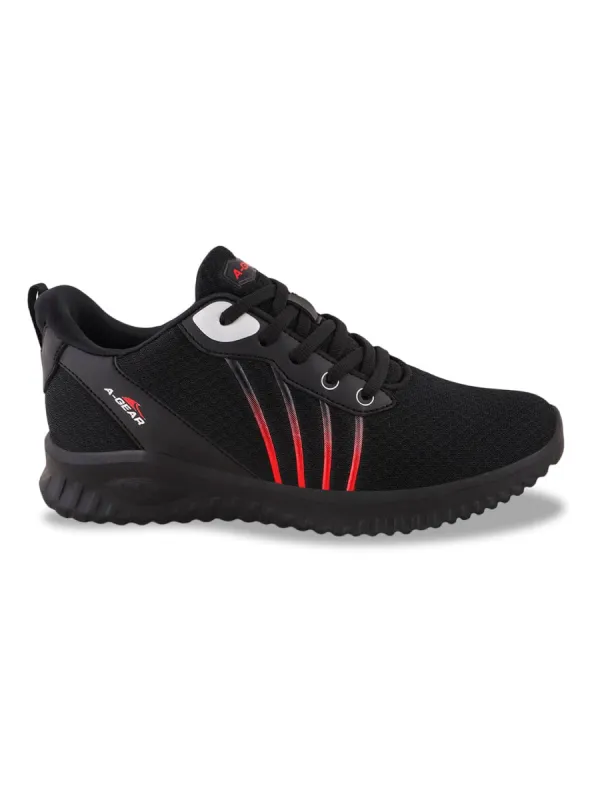 AGR-008 Black Men's Sports Shoes sold by Campus Shoes