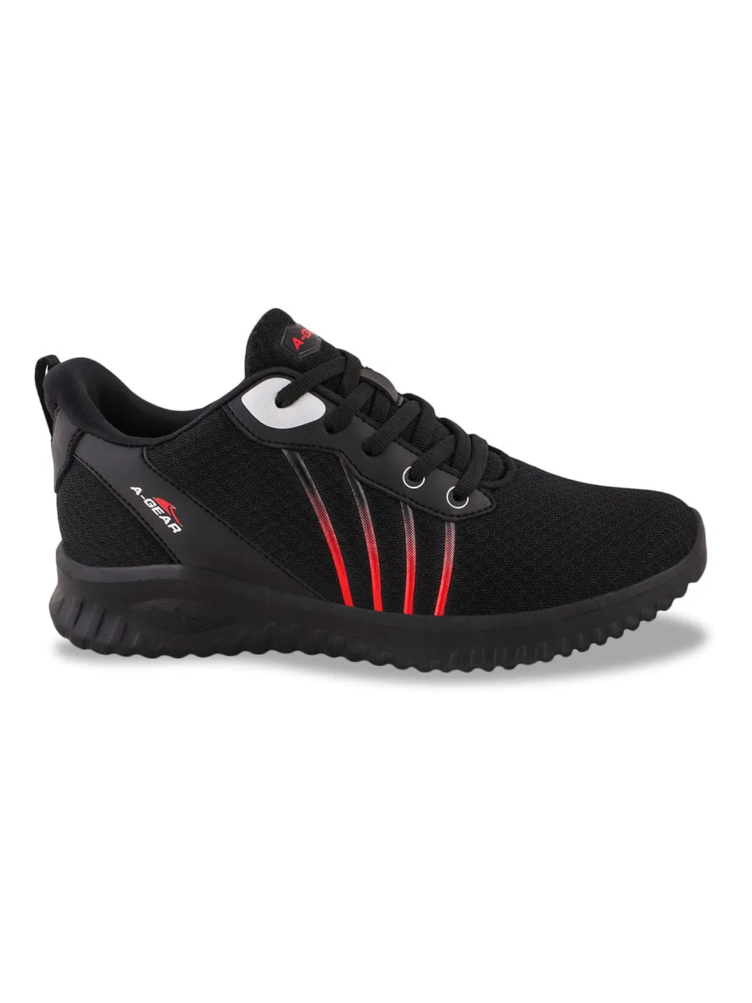 AGR-008 Black Men's Sports Shoes sold by Campus Shoes