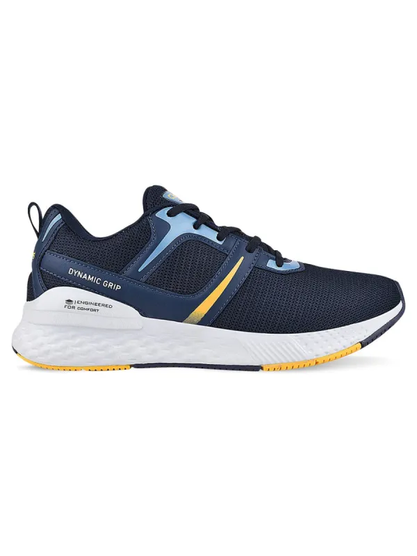 BROMAX Navy Men's Running Shoes sold by Campus Shoes
