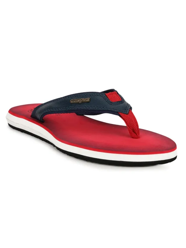 GC-1014 Red Men's Flip Flops sold by Campus Shoes
