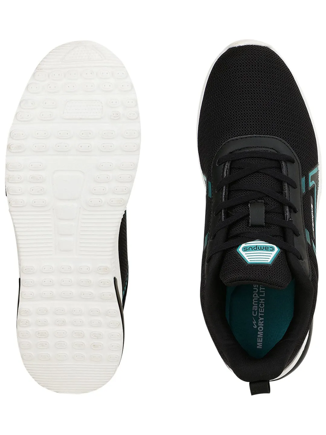 CULTURE Black Men's Running Shoes sold by Campus Shoes product image thumbnail 4