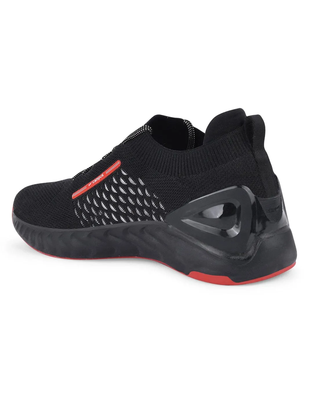 STREET-RUN Black Men's Running Shoes sold by Campus Shoes product image thumbnail 3