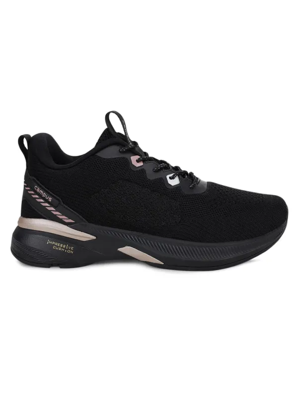 KEREN Black Women's Running Shoes sold by Campus Shoes