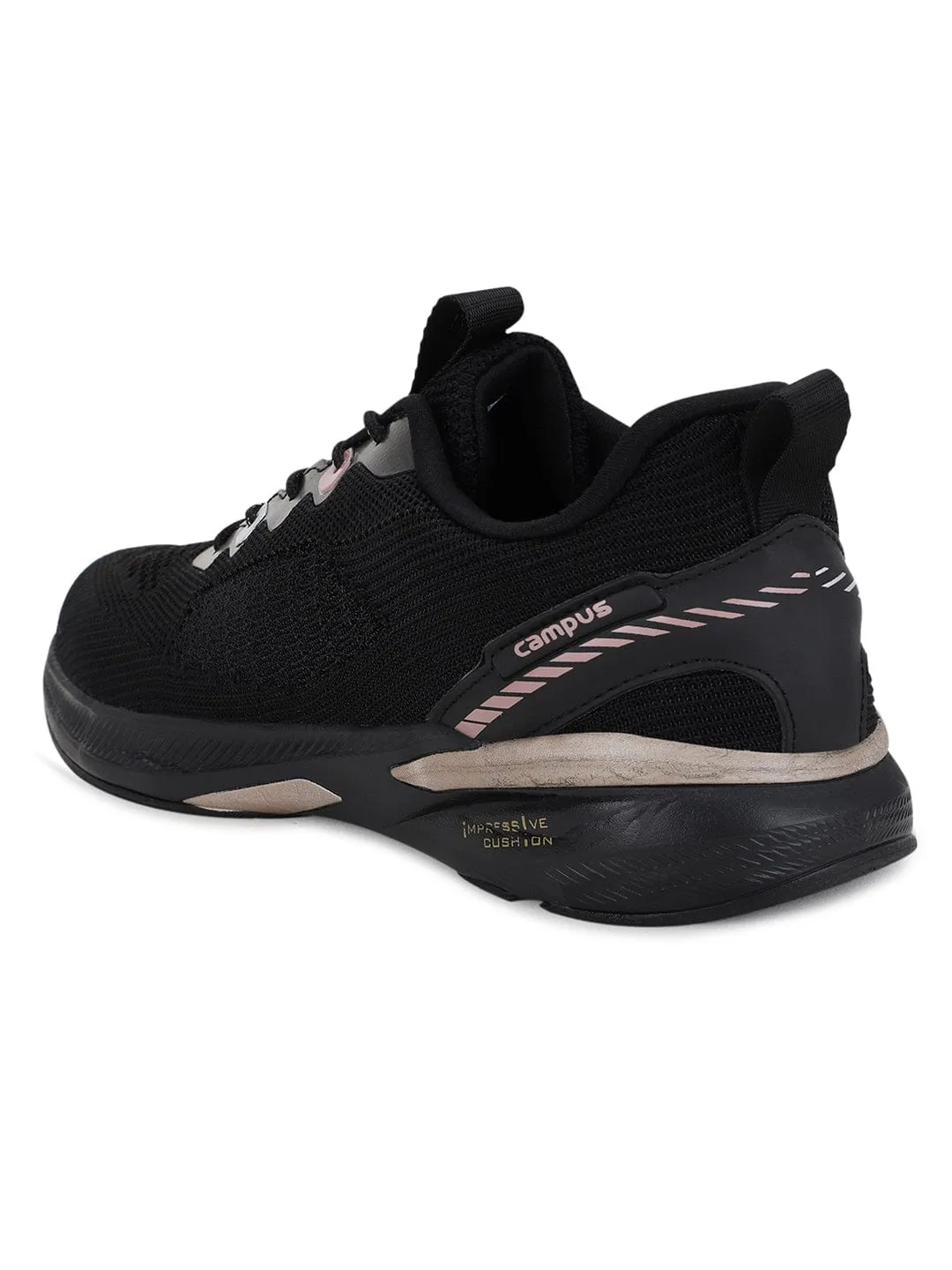 KEREN Black Women's Running Shoes sold by Campus Shoes product image thumbnail 3