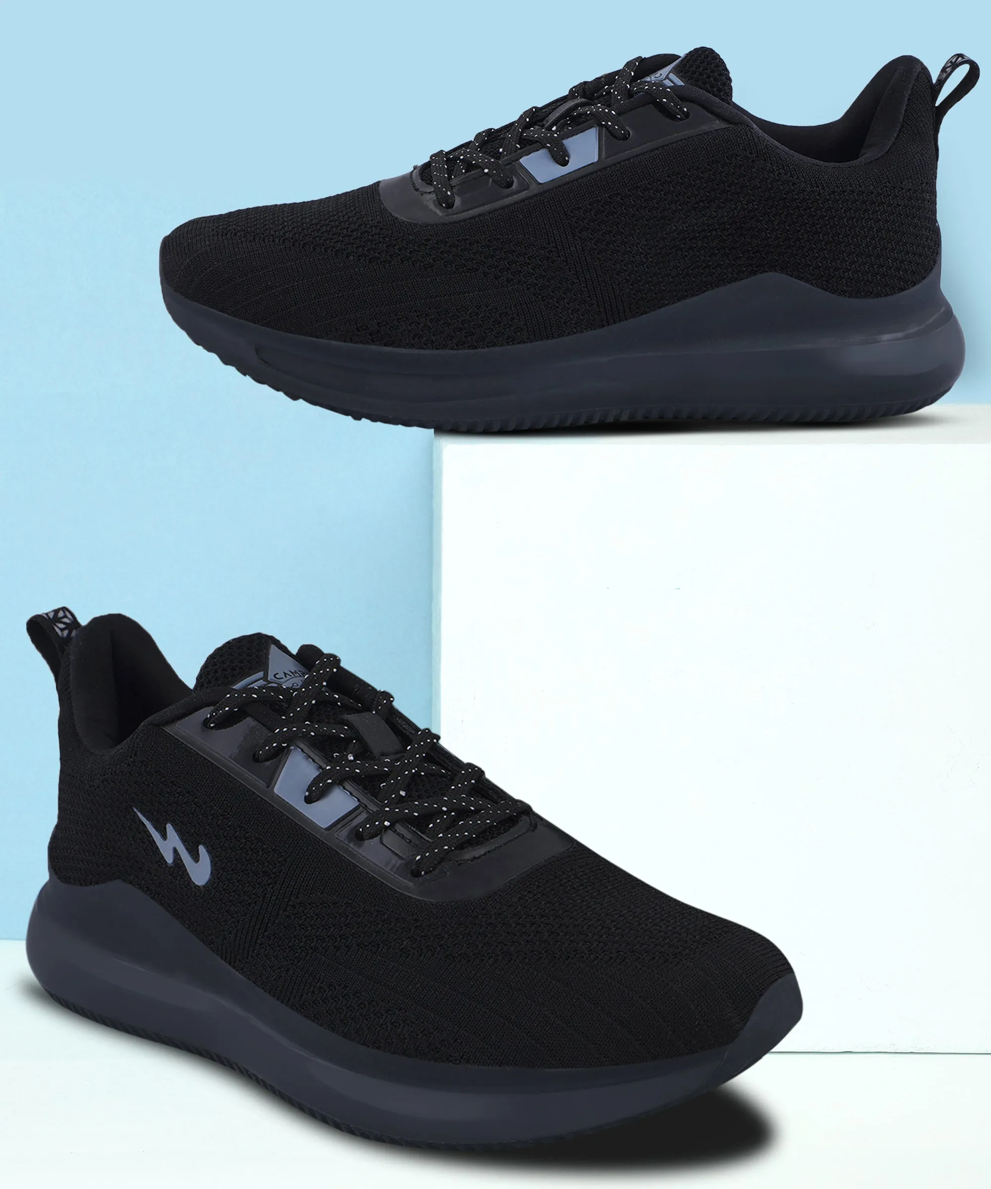 ARTEMIS Black Men's Running Shoes sold by Campus Shoes product image thumbnail 5