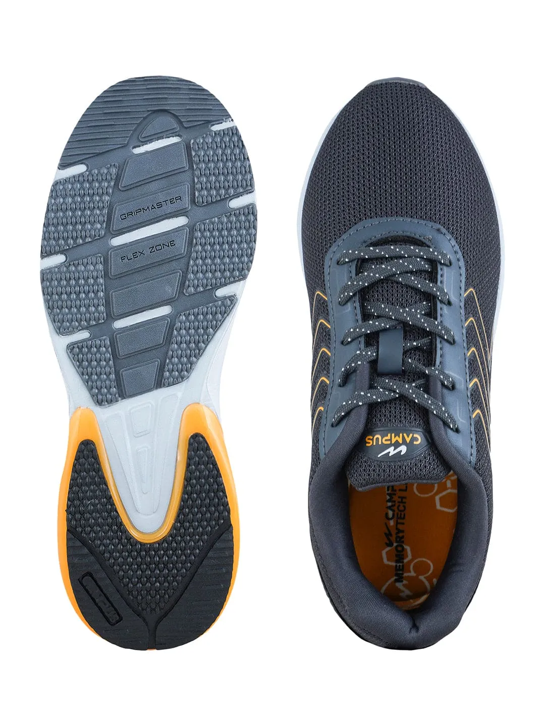 BRACE Grey Men's Sports Shoes sold by Campus Shoes product image thumbnail 5