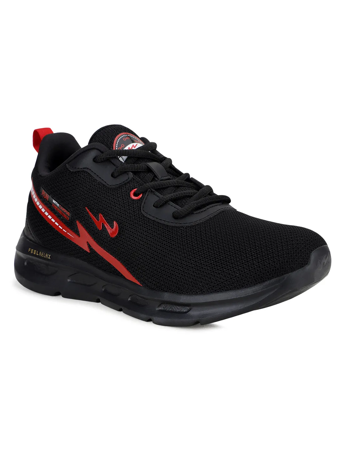 RUNNER Black Men's Running Shoes sold by Campus Shoes product image thumbnail 2