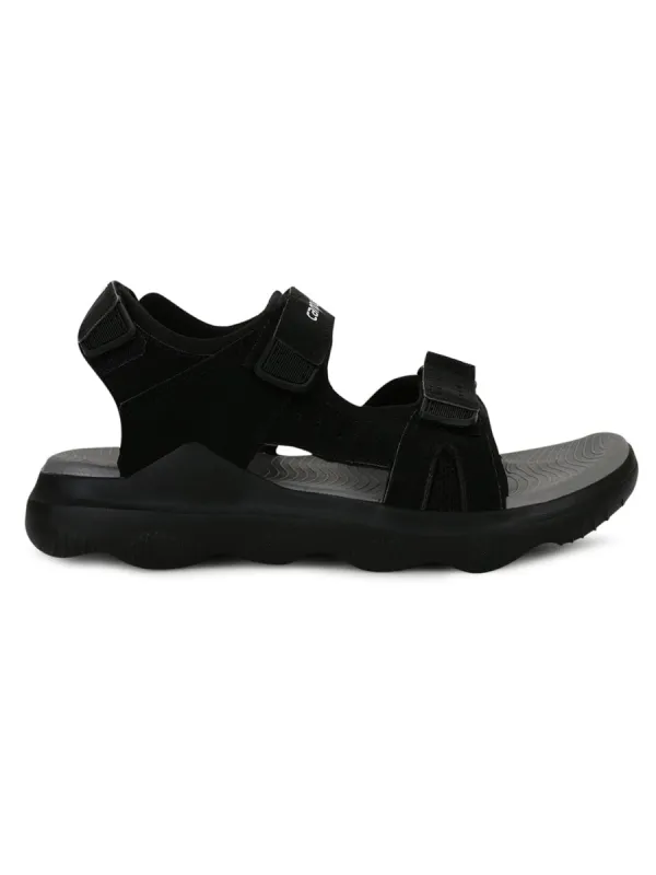 GC-04 Black Men's Sports Sandals sold by Campus Shoes