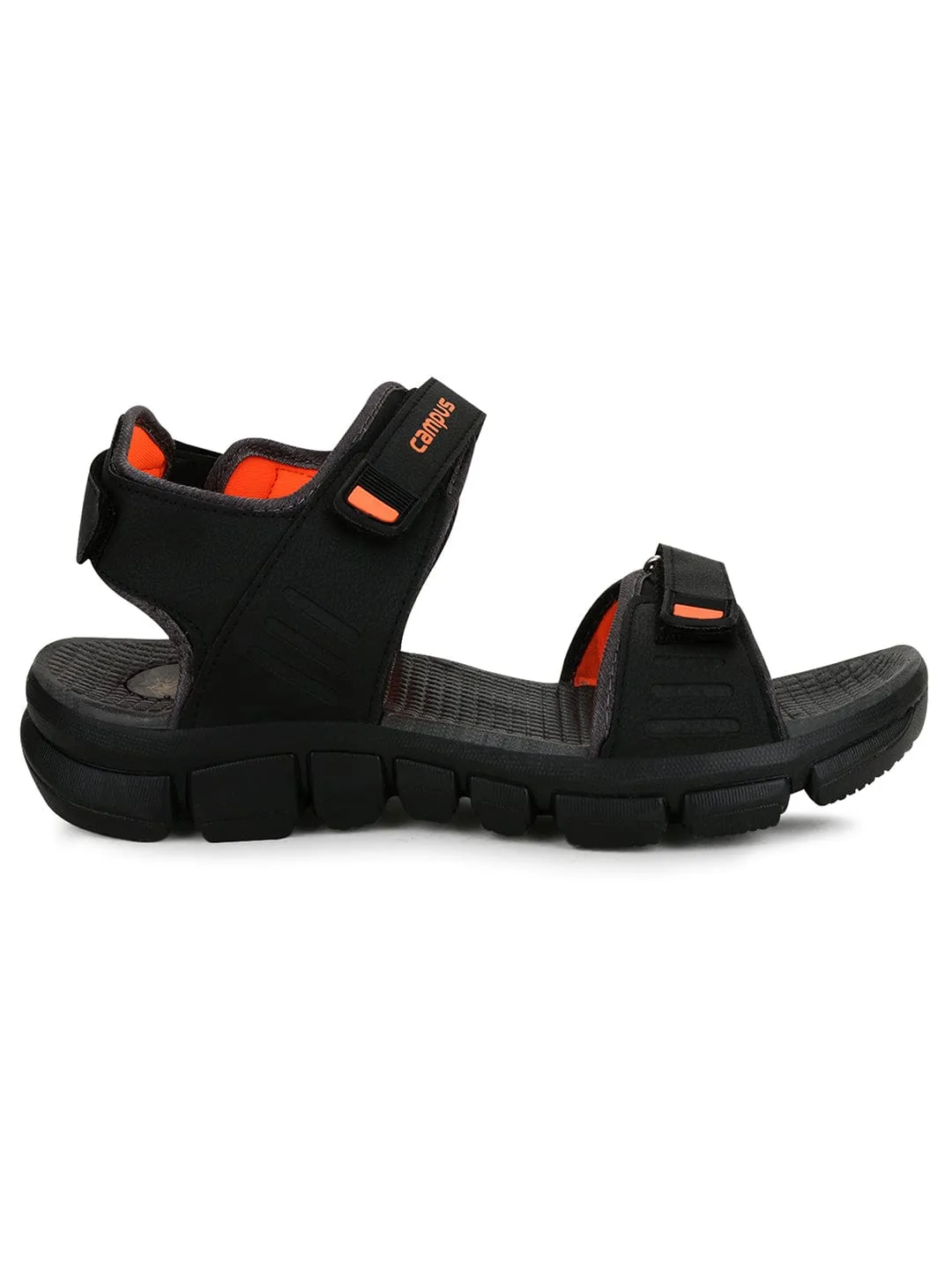 GC-02 Black Men's Sandals sold by Campus Shoes