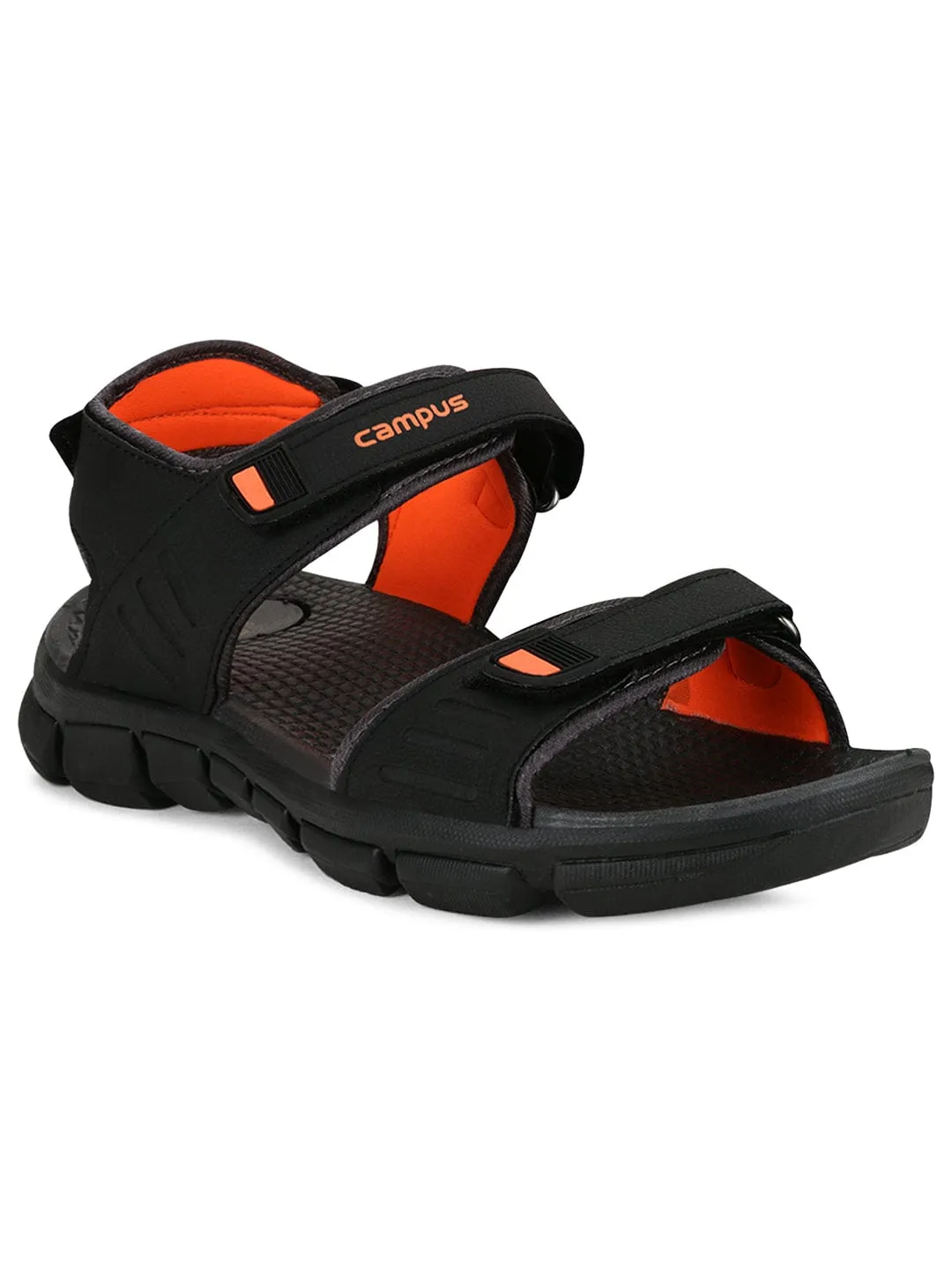 GC-02 Black Men's Sandals sold by Campus Shoes product image thumbnail 2