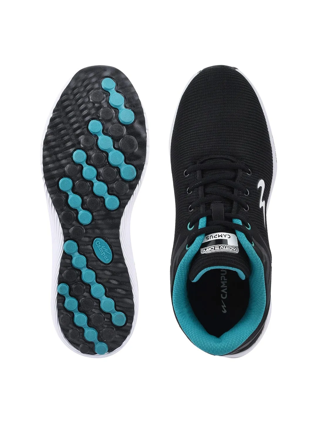 ROYCE-2 Black Men's Running Shoes sold by Campus Shoes product image thumbnail 4