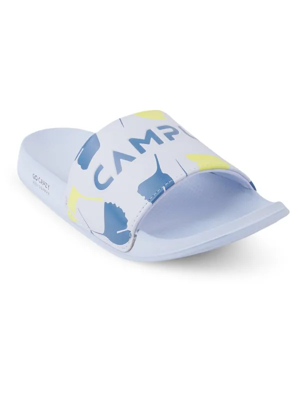 SL-433 Blue Men's Slides sold by Campus Shoes