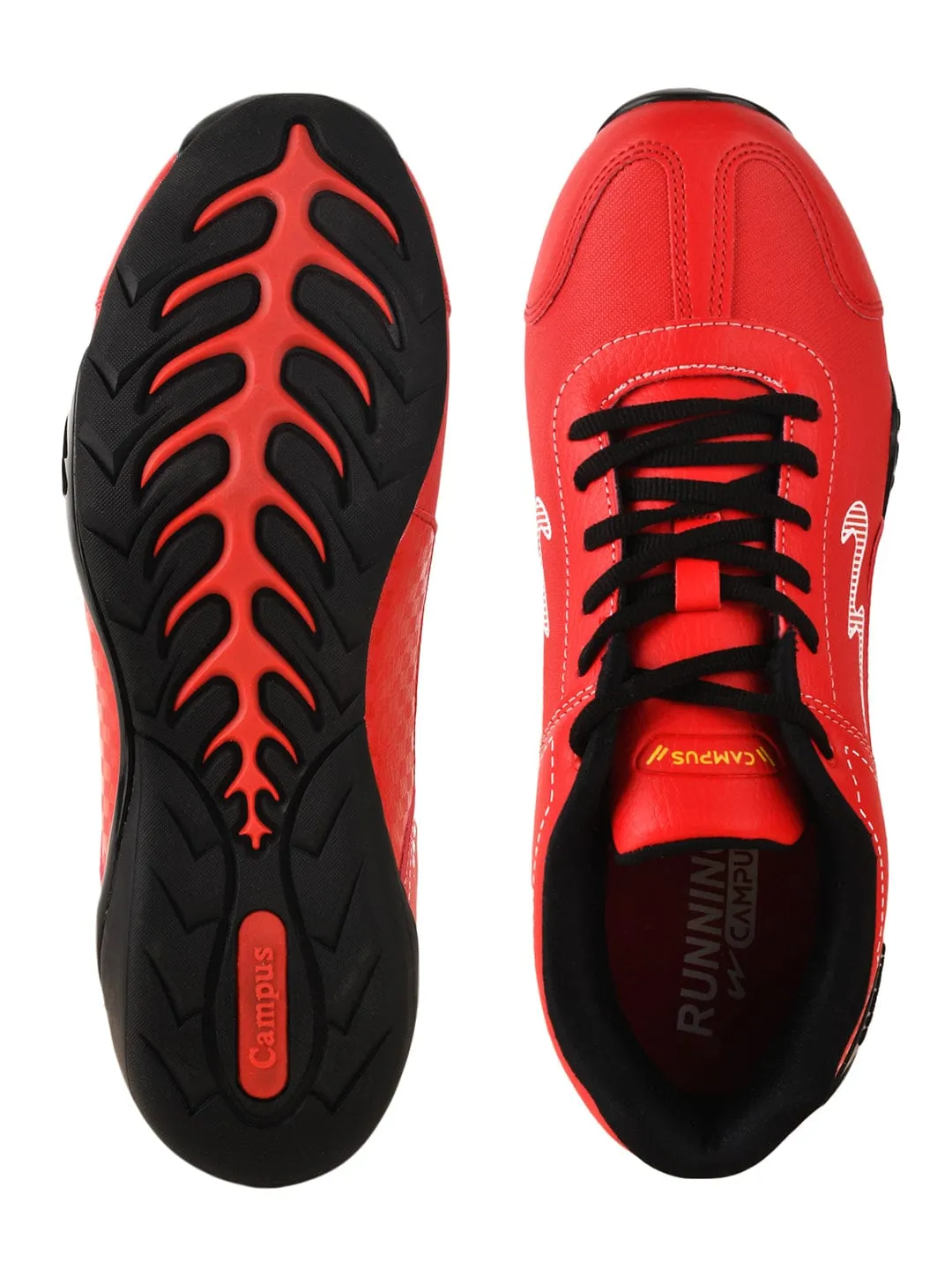 CAMP TORQUE Red Men's Sneakers sold by Campus Shoes product image thumbnail 4