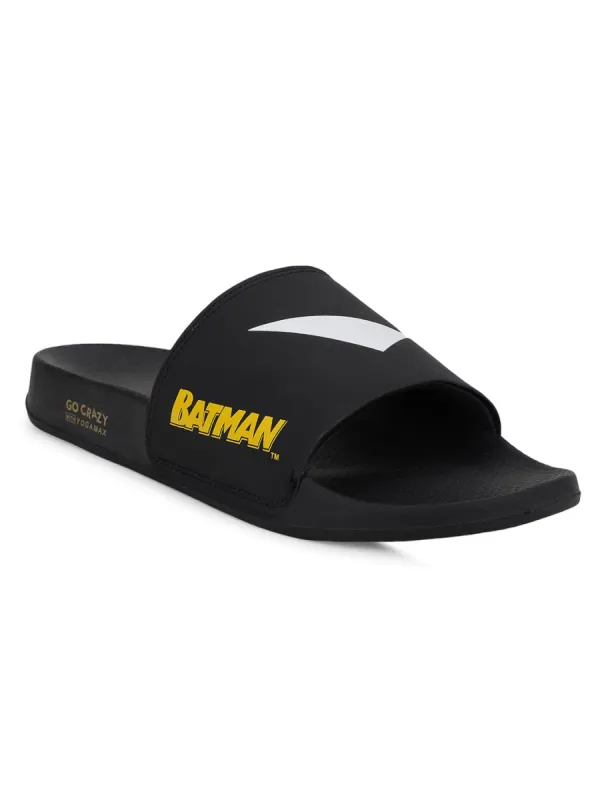 JL-014 Black Men's Slides sold by Campus Shoes