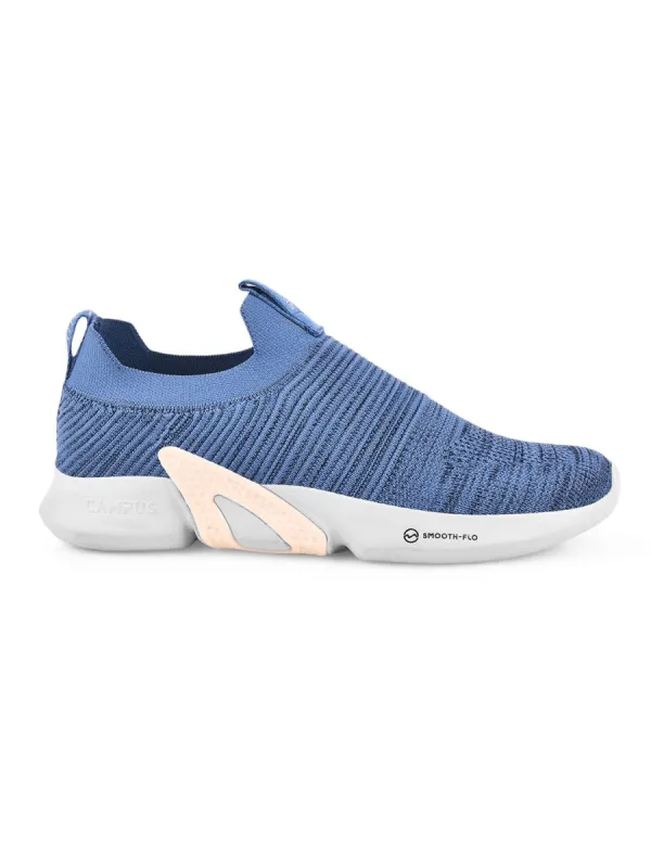 ALURA Blue Women's Slip-ons sold by Campus Shoes