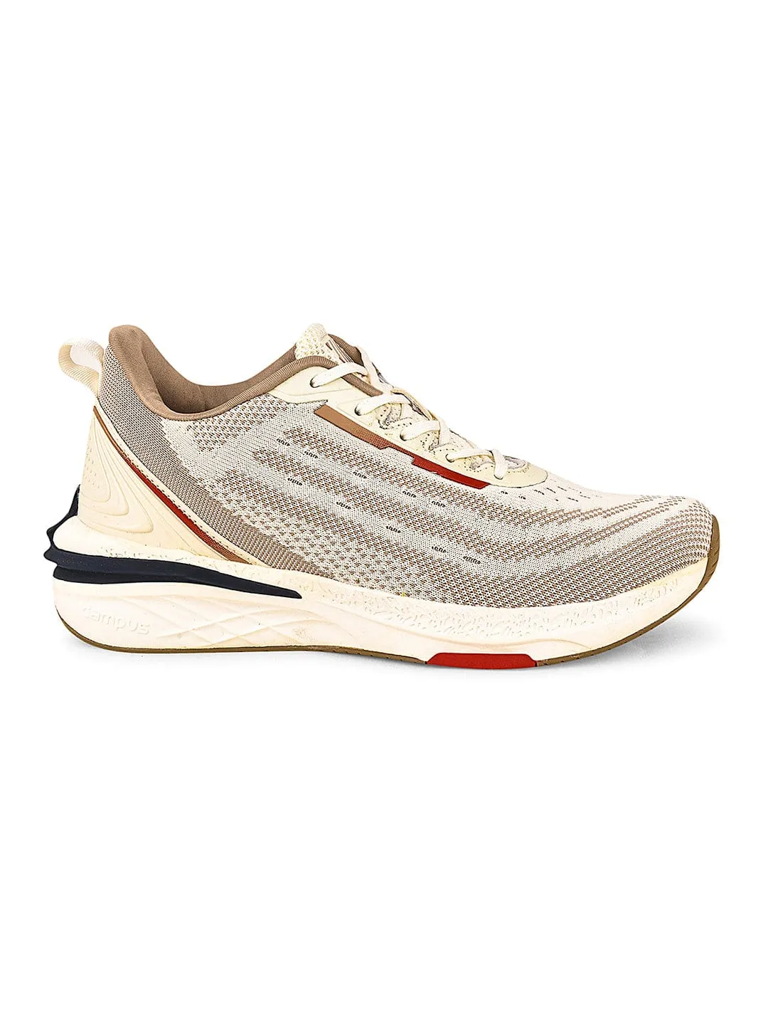 ELECTRO Off White Men's Running Shoes sold by Campus Shoes
