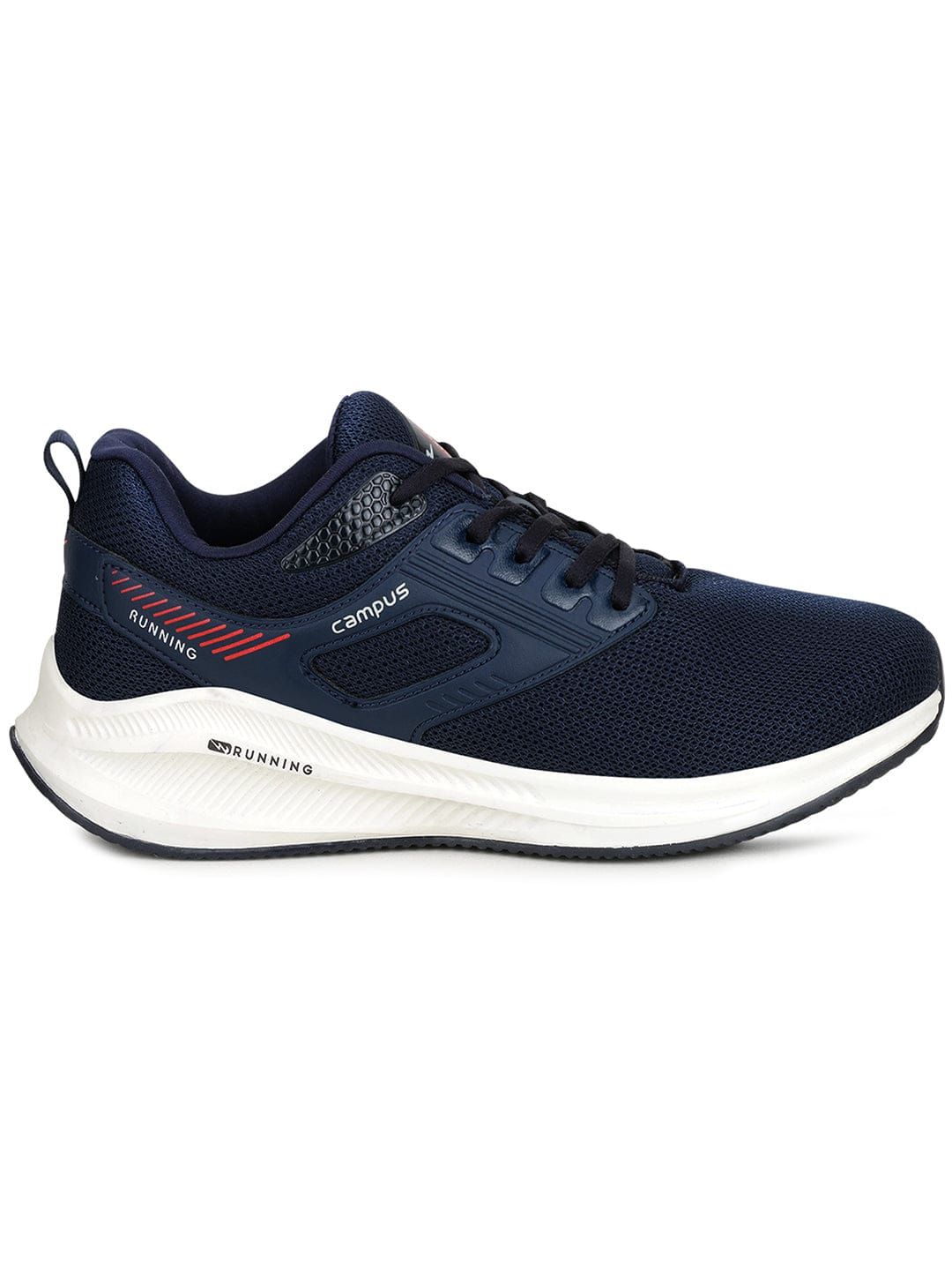 DAVIS Navy Men's Running Shoes sold by Campus Shoes