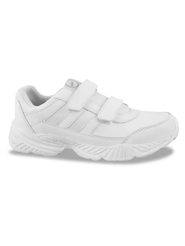 BINGO-151VA White Men's School Shoes sold by Campus Shoes
