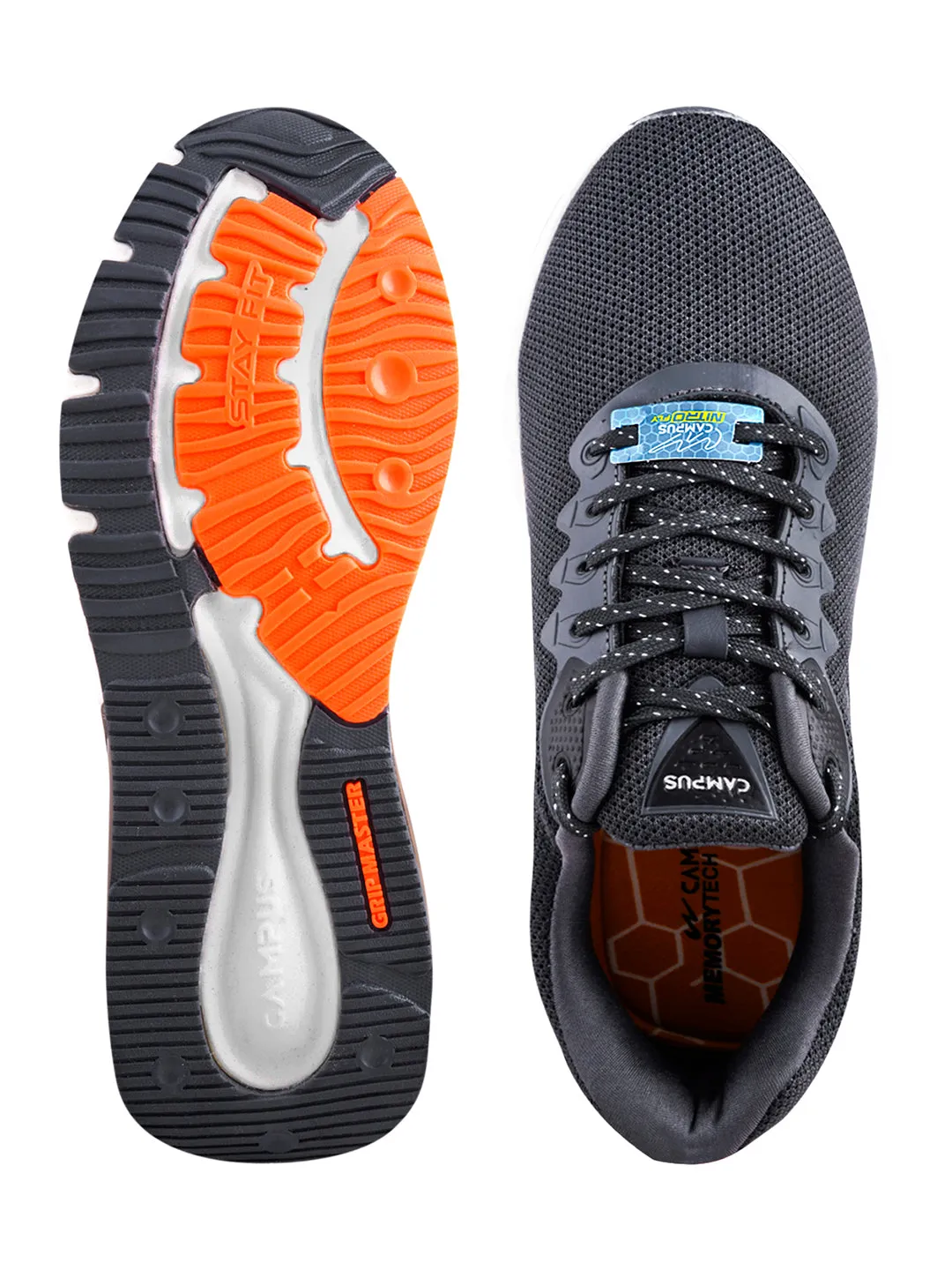 PROMOTE Grey Men's Sports Shoes sold by Campus Shoes product image thumbnail 5