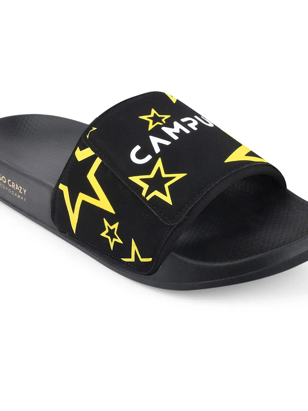 SL-421A Black Men's Slides sold by Campus Shoes product image thumbnail 5