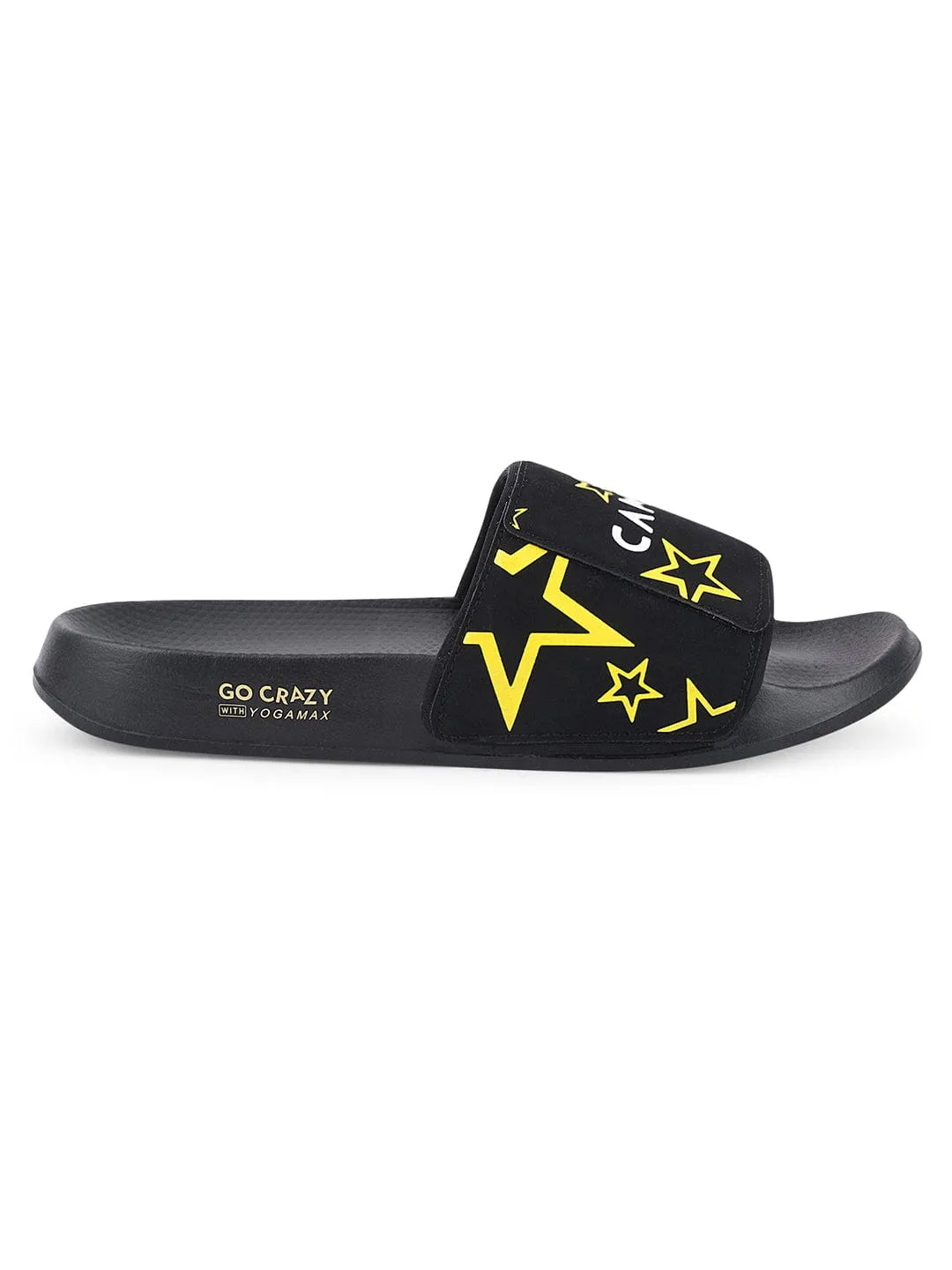 SL-421A Black Men's Slides sold by Campus Shoes product image thumbnail 2