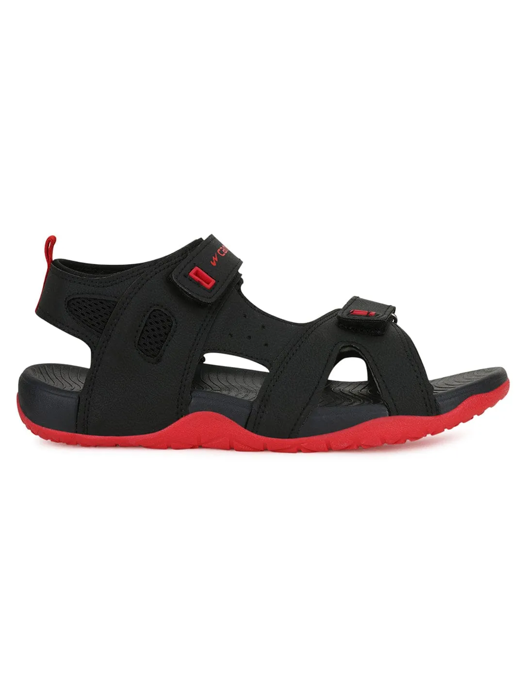 GC-15 Black Men's Sports Sandals sold by Campus Shoes