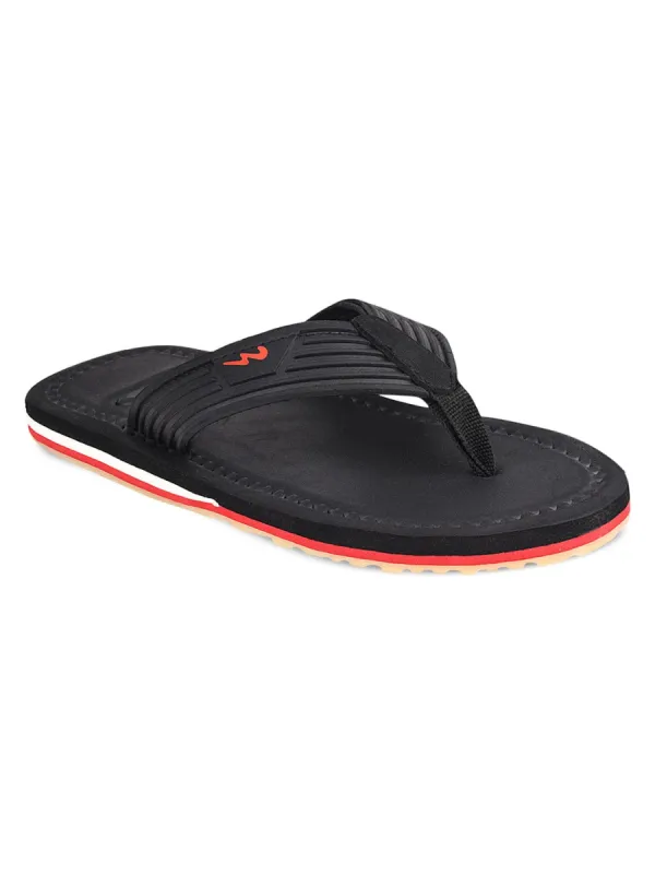GC-1042 Black Men's Flip Flops sold by Campus Shoes