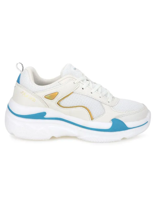 DAZEL Off White Women's Sneakers sold by Campus Shoes