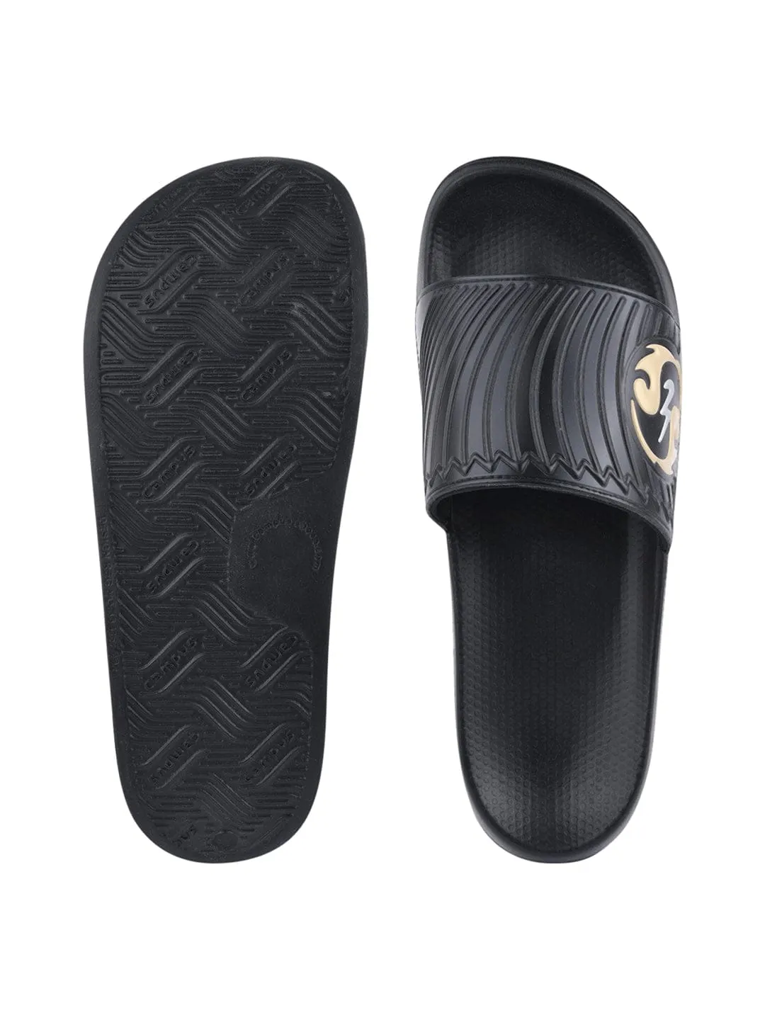 SL-430 Black Men's Slides sold by Campus Shoes product image thumbnail 4