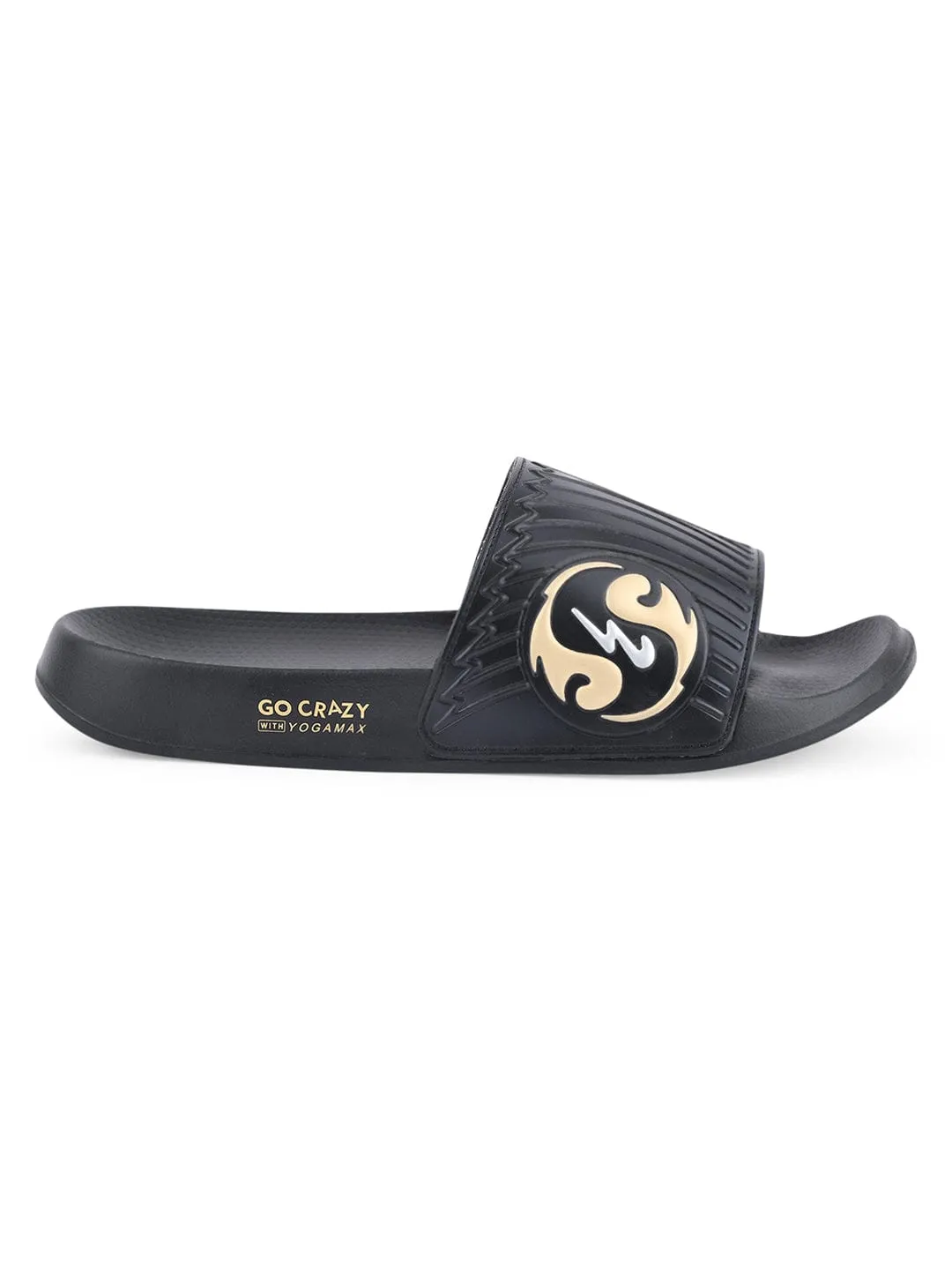 SL-430 Black Men's Slides sold by Campus Shoes product image thumbnail 2