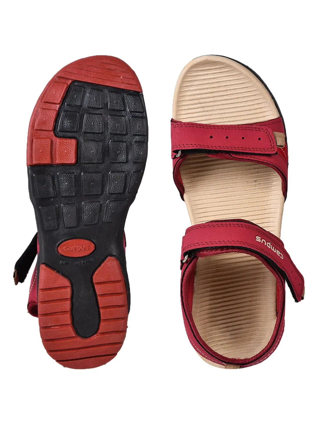 2GC-16 Red Men's Sandals sold by Campus Shoes product image thumbnail 4