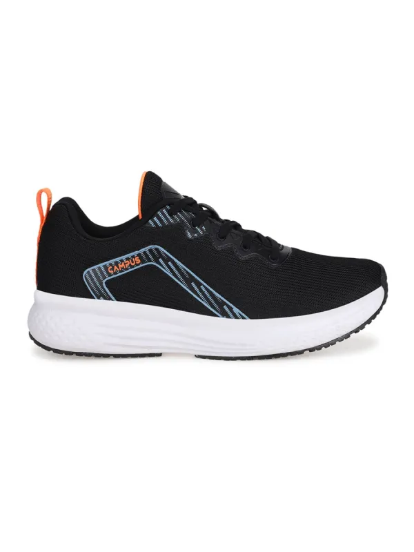 TOES Black Men's Sports Shoes sold by Campus Shoes