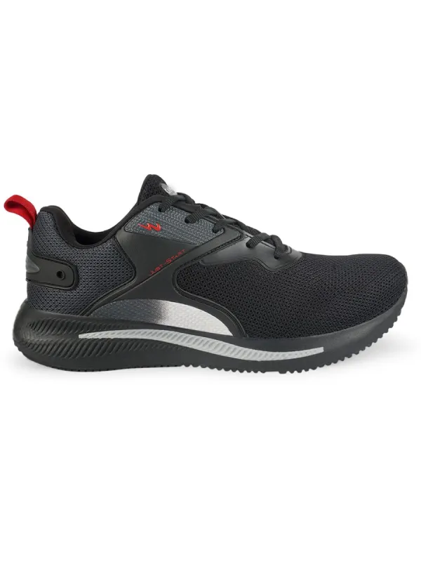 CAMP FIRESTAR Black Men's Running Shoes sold by Campus Shoes