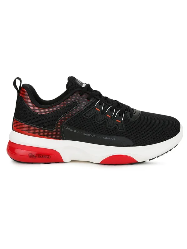 MACAO Black Men's Running Shoes sold by Campus Shoes