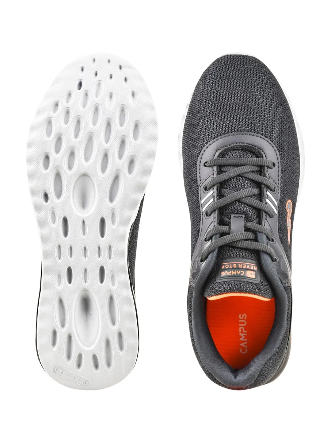 GAMMA Grey Men's Running Shoes sold by Campus Shoes product image thumbnail 4