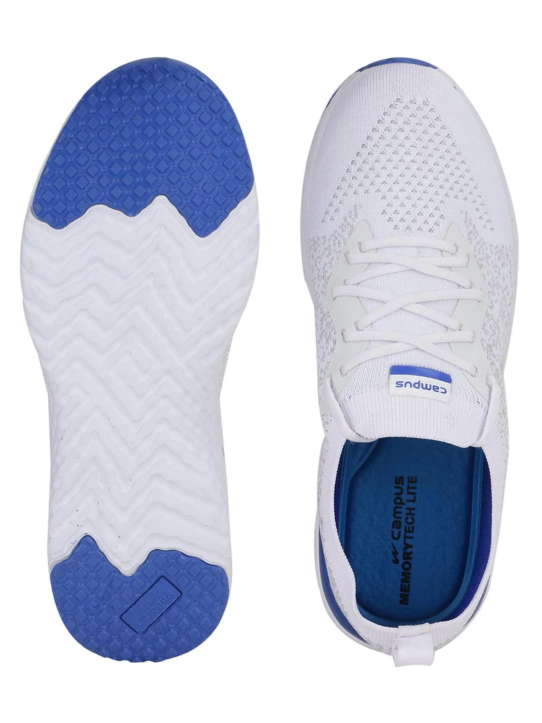 PRIX PLUS White Men's Running Shoes sold by Campus Shoes product image thumbnail 4